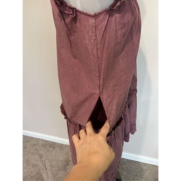 Sea NY Heart Quilt Petal Sleeve Tiered Dress size S - Picture 8 of 15